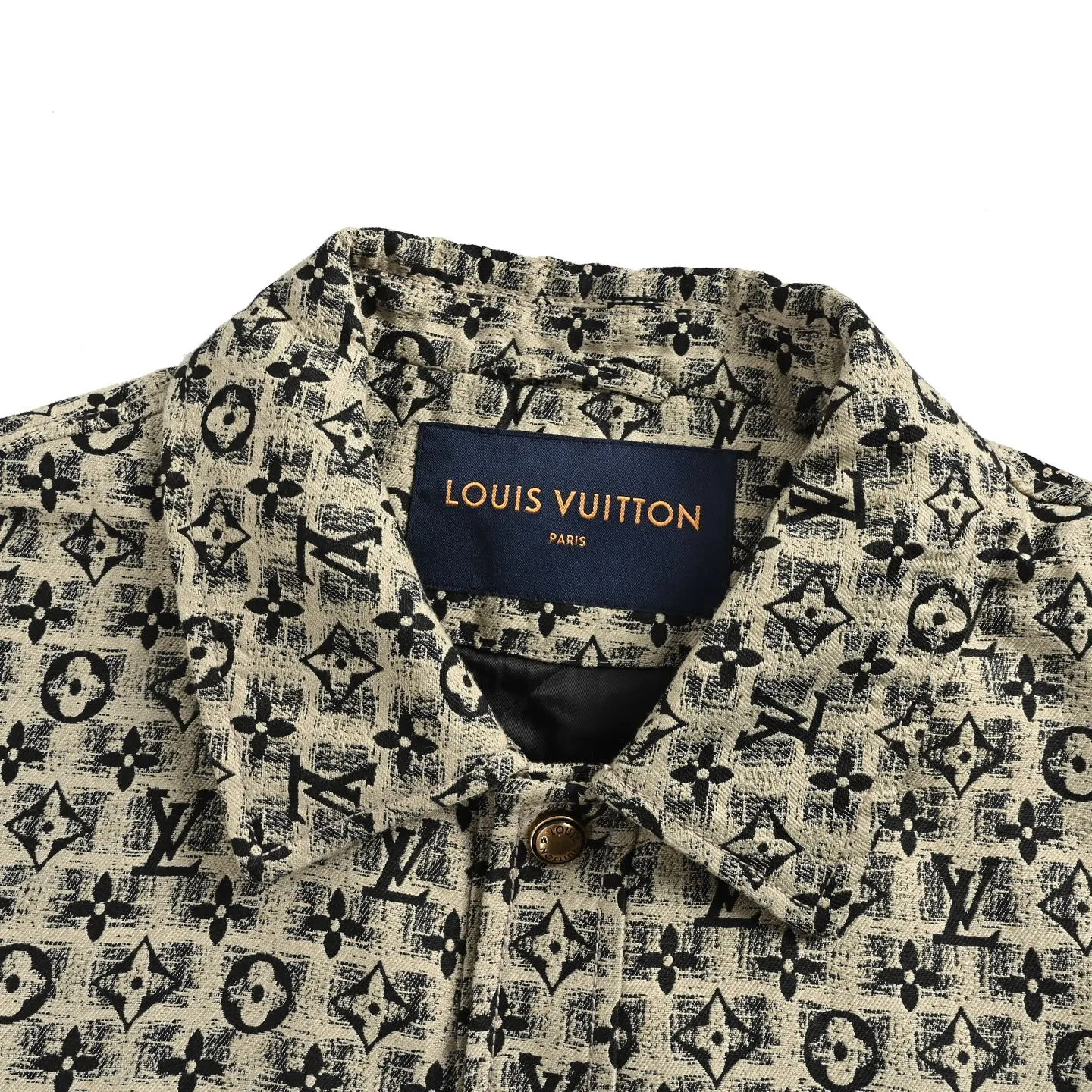 Louis Vuitton/Louis Vuitton all-over embroidered old flower lapel jacket